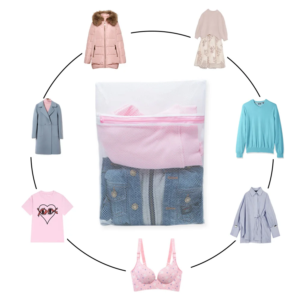 Сумка на молнии для стиральной машины сумка из тонкой сетки Улучшенный чехол