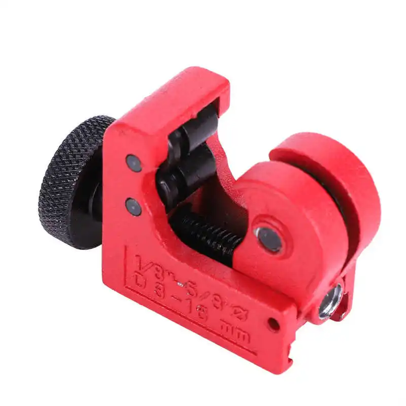 

Регулируемый мини-резак для шлангов, режущий инструмент для медных, алюминиевых, ПВХ труб 3 ~ 16 мм