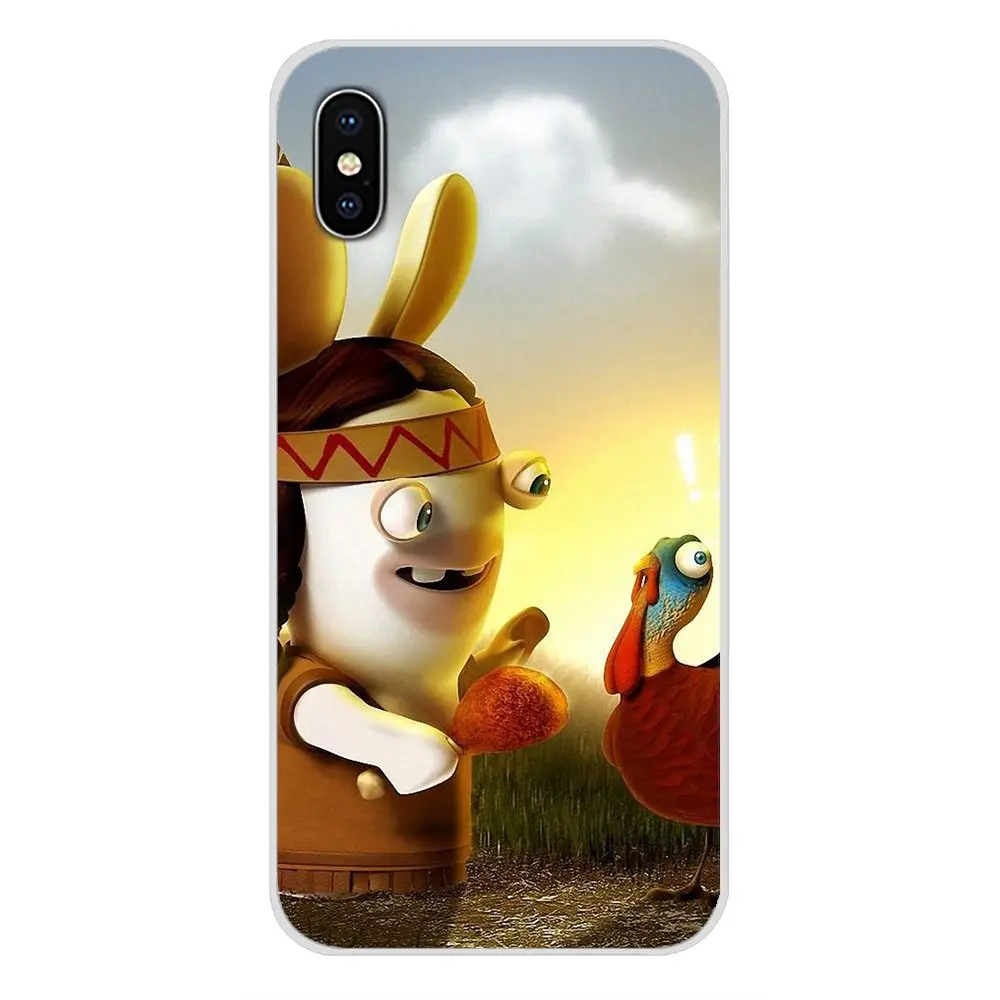 Симпатичные Rayman Raving Rabbids аксессуары Чехлы для Xiao mi 4 5 5s 6 A1 A2 5X6X8 9 Lite SE Pro Max Mix 2 3 2S |