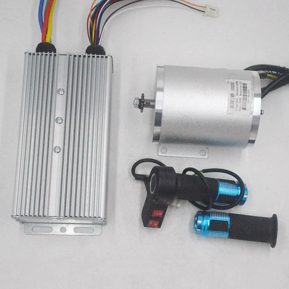 motor kit with foot 72V 3000W Электрический мотор BLDC контроллер 3-Скорость дроссельной заслонки для электрического скутера, фара для электровелосипеда в E-двигатель автомобиля часть мотоцикла - Цвет: motor kit with foot