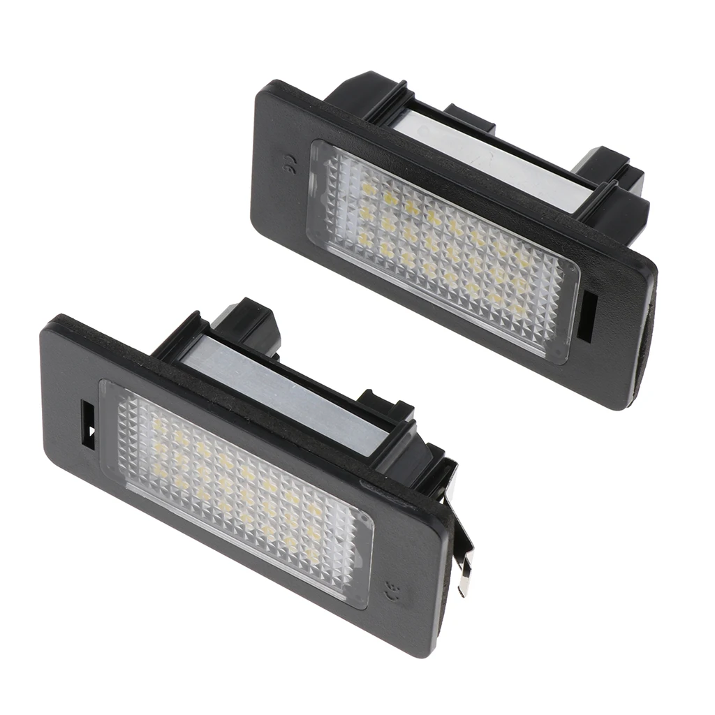 

2x Polycarbonate Car LED License Plate Tag Light for BMW 1/3/5 Series