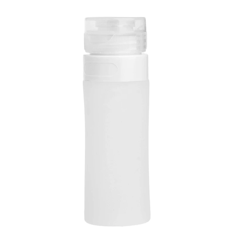 

Portable Refillable Silicone Bottles Traveler Lotion Shampoo Press Bottle 60ML R3MF