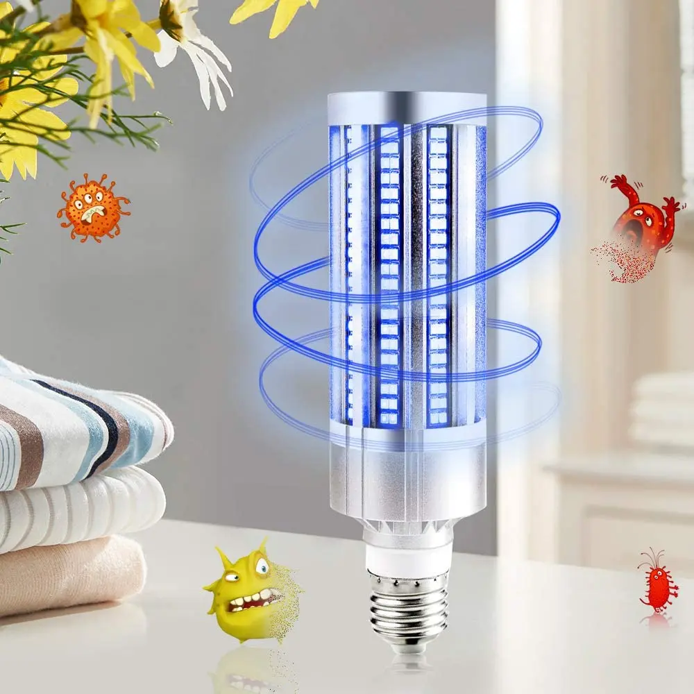 УФ светодиодный бактерицидный светильник ультрафиолетовый стерилизатор E27 UVC