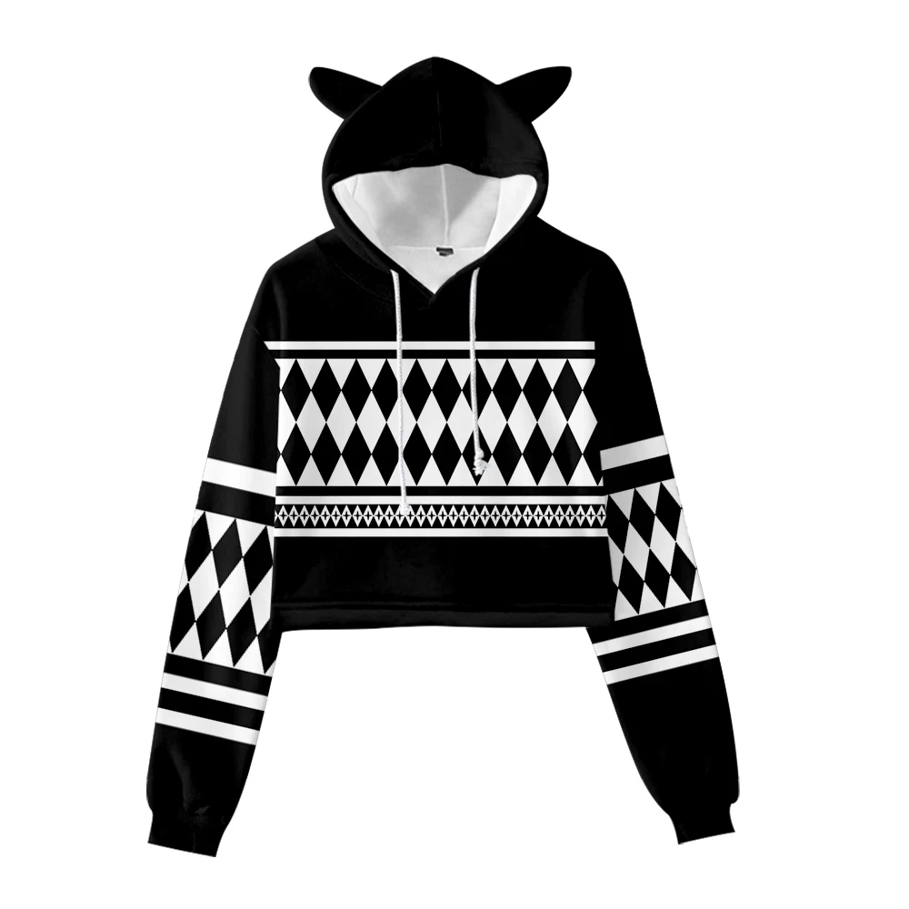 

Женский короткий сексуальный топ с 3D принтом в виде животного