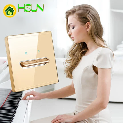 86 Тип шампанского переключатель с закаленным стеклом Сброс 1 2 3 4 gang 12 way Ретро