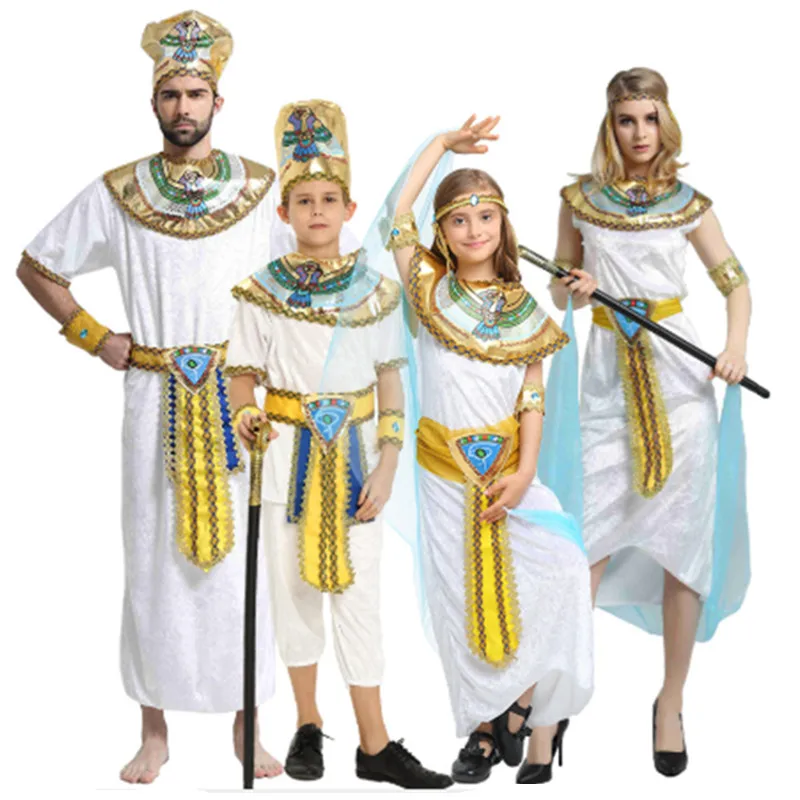 Children King Encantadia Danaya Egyptian Kids Boys Girls Adult Man Woman Cosplay Costume Carnival Cleopatra Dresses