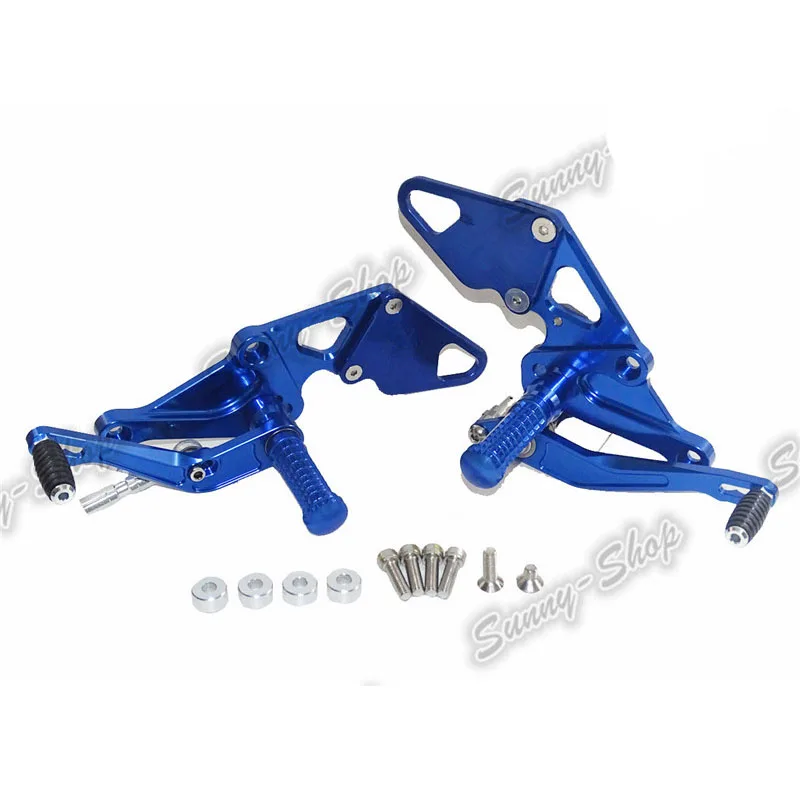 Waase для Yamaha MT 07 MT07 FZ FZ07 2013 2014 2015 2016 CNC Регулируемые задние комплекты Rider Rearset