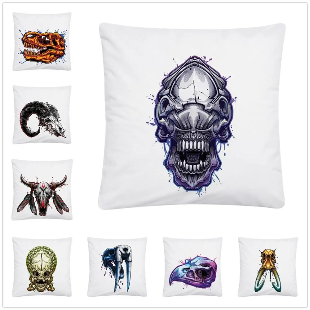 

Мягкая короткая плюшевая наволочка с мультяшным рисунком животных, 45 х45 см