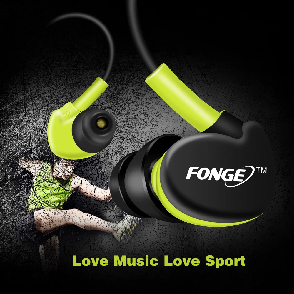 Водонепроницаемые стереонаушники 3 5 мм Спортивная гарнитура для бега с супер