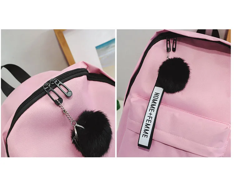 Рюкзак розового цвета школьные сумки для девочек-подростков новинка 2019 года