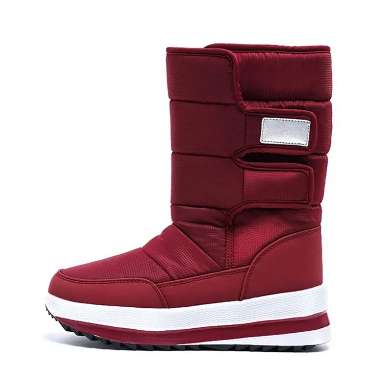 RizaBina/2020 г. Новое поступление сапоги до середины икры теплая Модная зимняя обувь