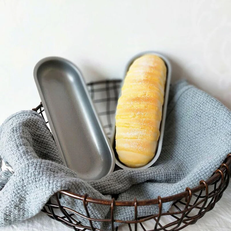 Форма для хот догов из углеродистой стали длинная форма хлеба антипригарная