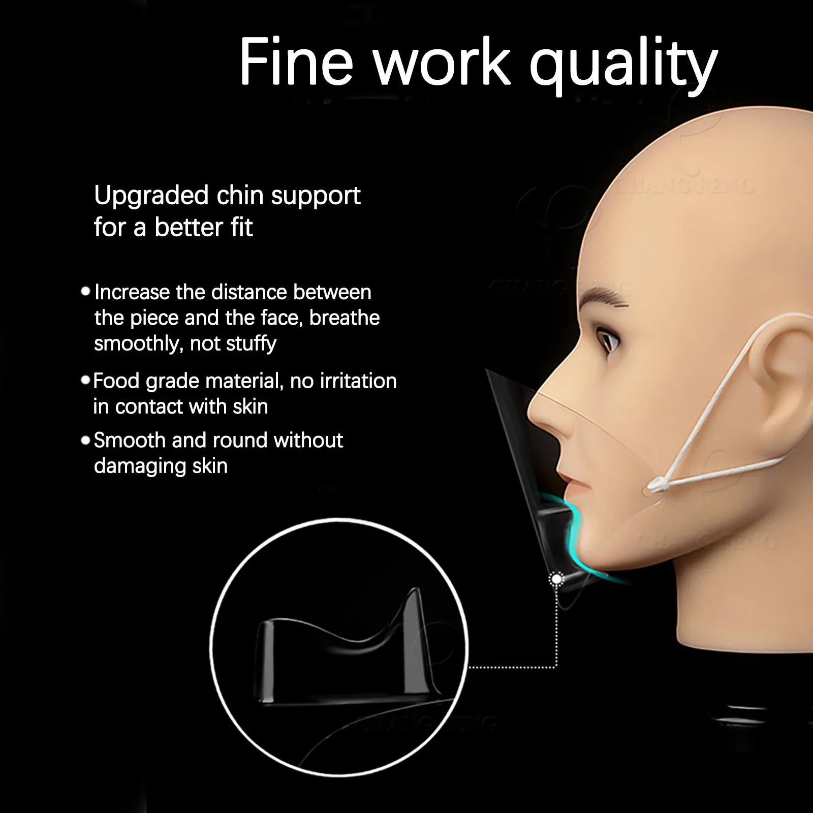 

Transparent Masks For Protection Durable Washable Face Shield PM2.5 Protective Visible Lip Language Face Mask Mascarillas