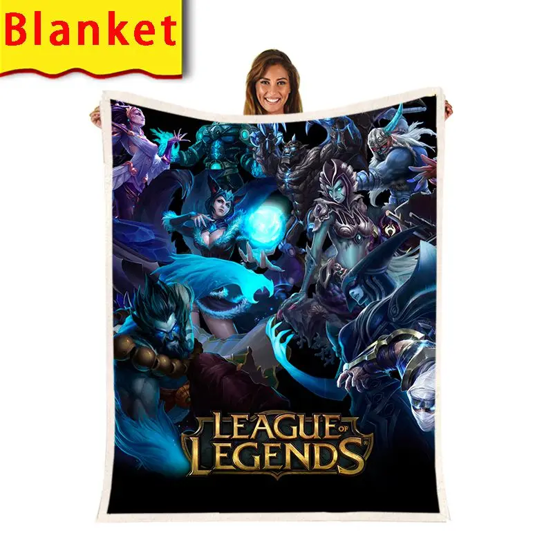 

League of Legends Hoodie Sweatshirt 3d Print Men Harajuku Pullover Jacket Streetwear Tee Shirt Funny Pants Anime Clothes Blanket