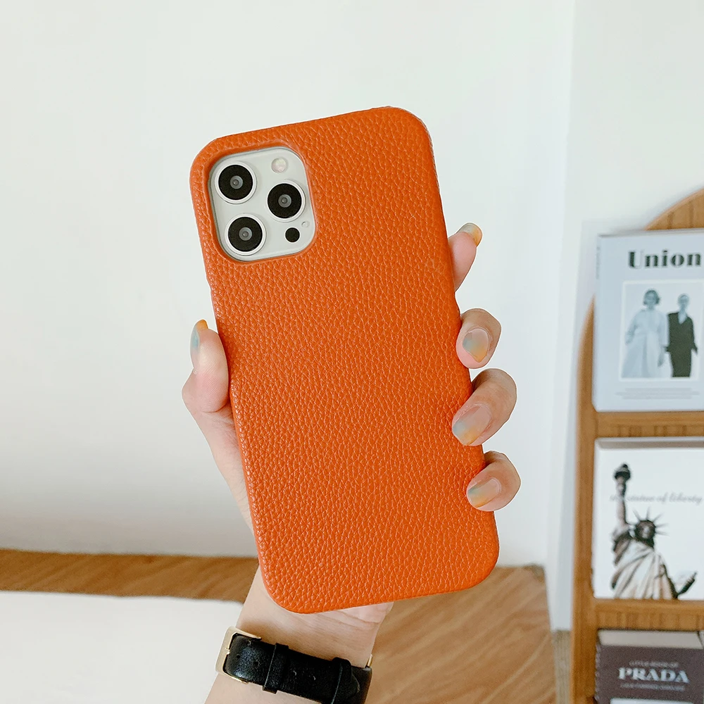 

iPhone 6 6s 7 8 Plus Luxury PU Lychee Leather Case for Apple iPhone X Xr Xs 11 12 Mini 13 Pro Max macaron color Cover Case