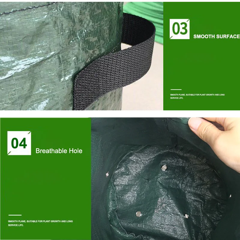 Мешки для растений из полиэтиленовой ткани мешки выращивания картофеля посадки