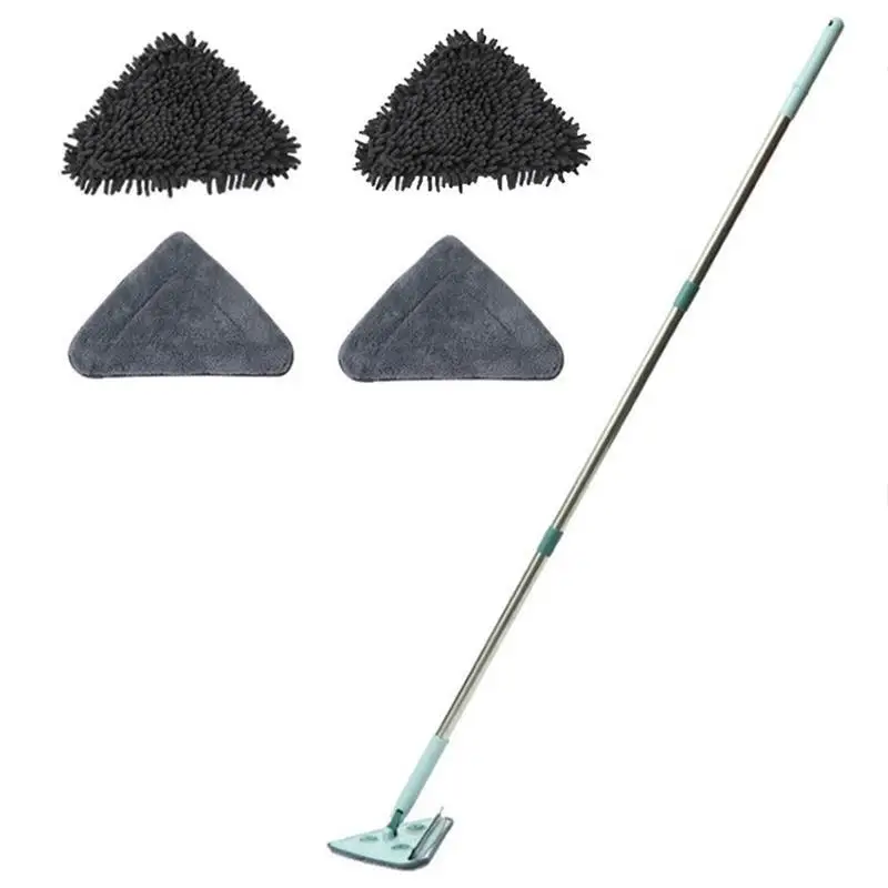 

Triangular Clean Mop 360 Degree Rotatable Adjustable Window Cleaning Mop For Car Home Glass Air Conditioners Roofs