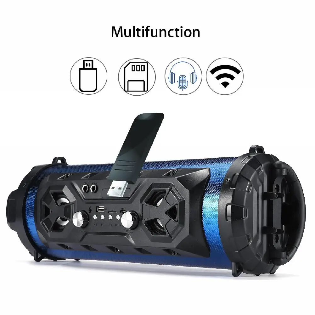 Hi-Fi портативная беспроводная Bluetooth-колонка стерео TF FM-радио KTV уличный