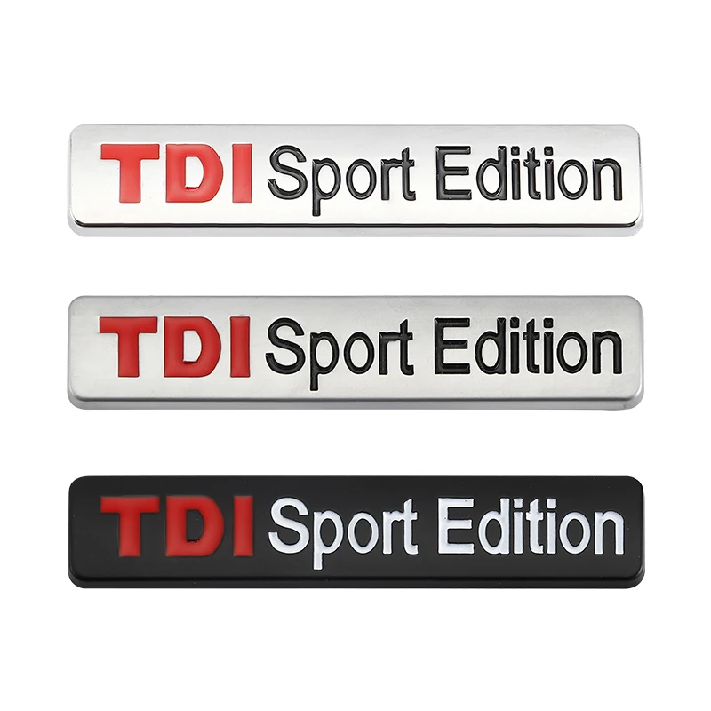 Автомобильный Стикеры TDI Sport эмблема Edition переводная картинка для VW Защитные