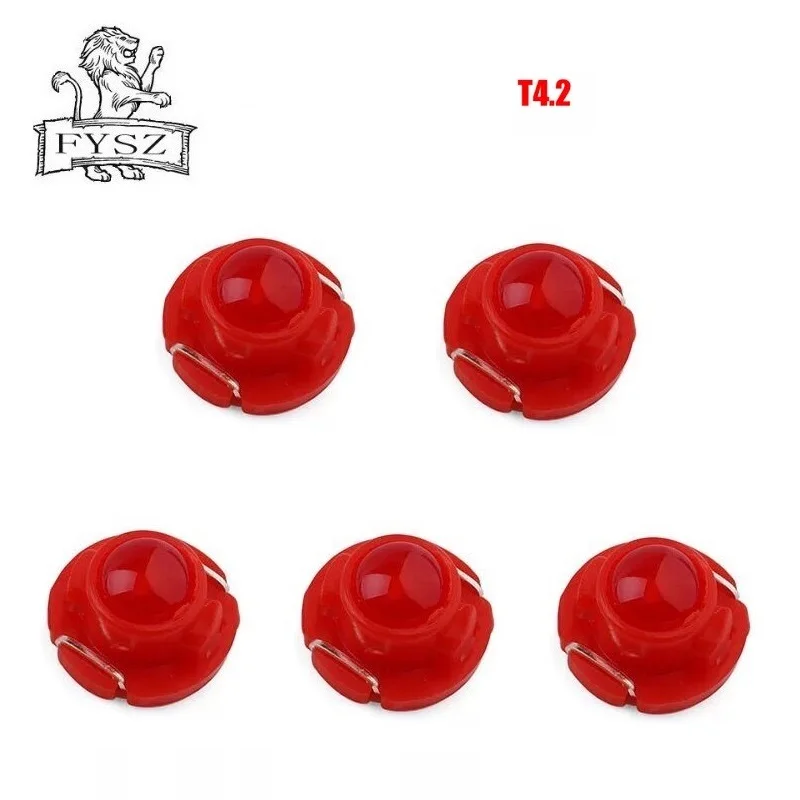 5 шт. T4.2 светодиодный автомобиль кондиционирование воздуха лампочка для