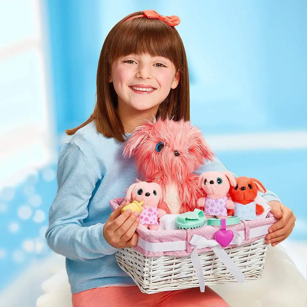 Плюшевые куклы серии 5 скрабы a Luvse аксессуары для детей 10 сюрпризов собака в ванну