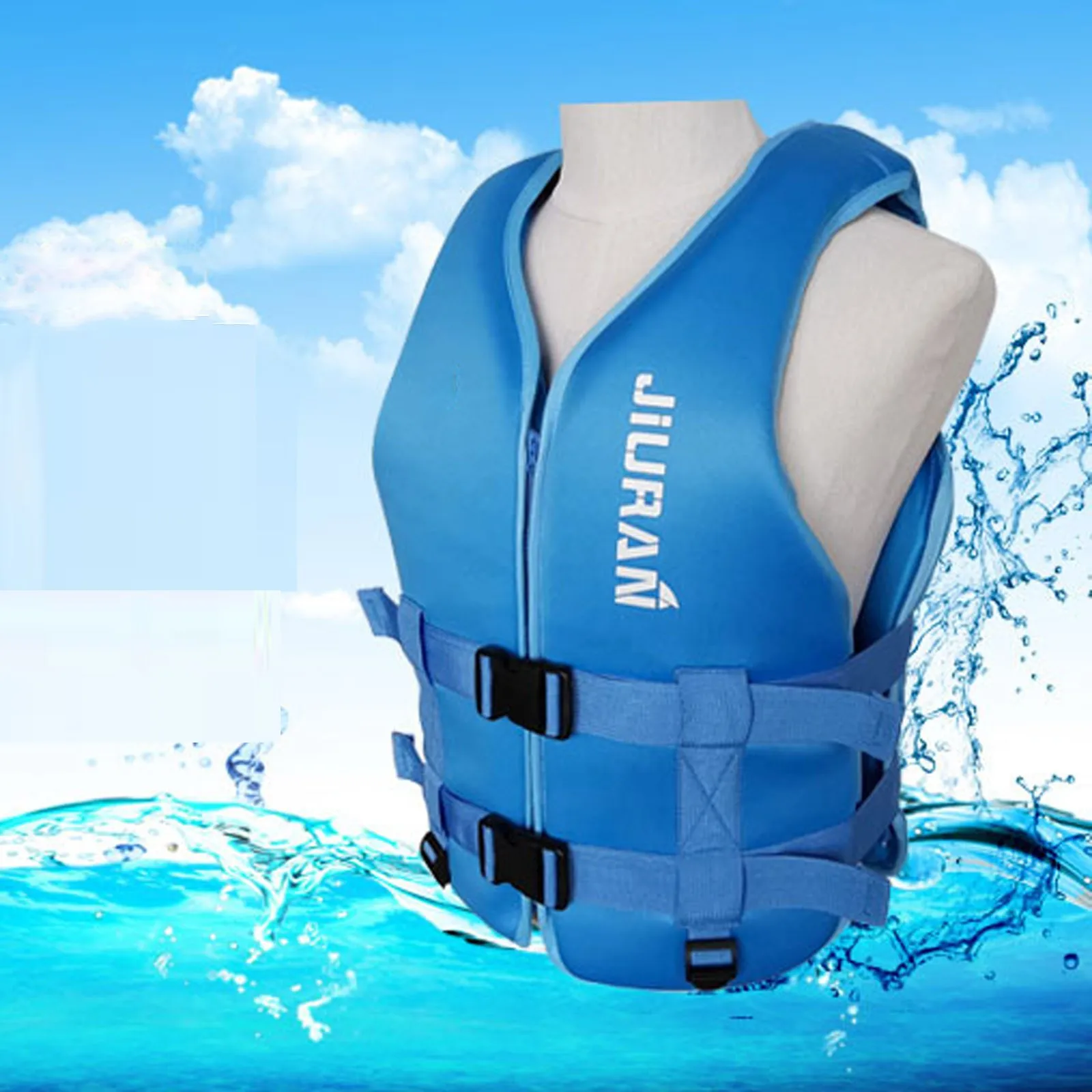 

Универсальный Спасательный Жилет для улицы, плавания, лодки, катания на лыжах, вождения, костюм для выживания, летний Регулируемый спасател...