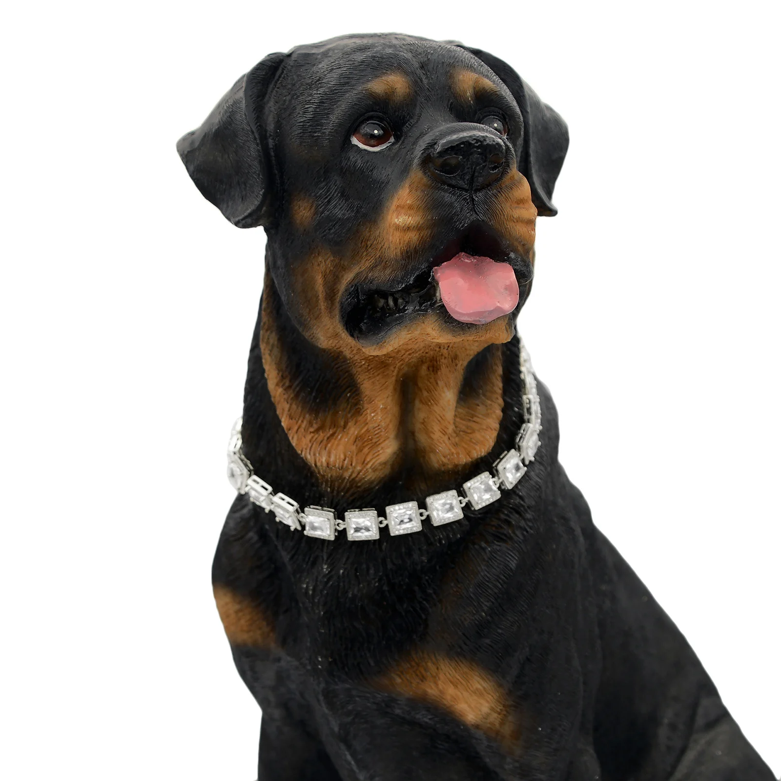 

Ожерелье-чокер для собак и кошек с цирконом, 5 см