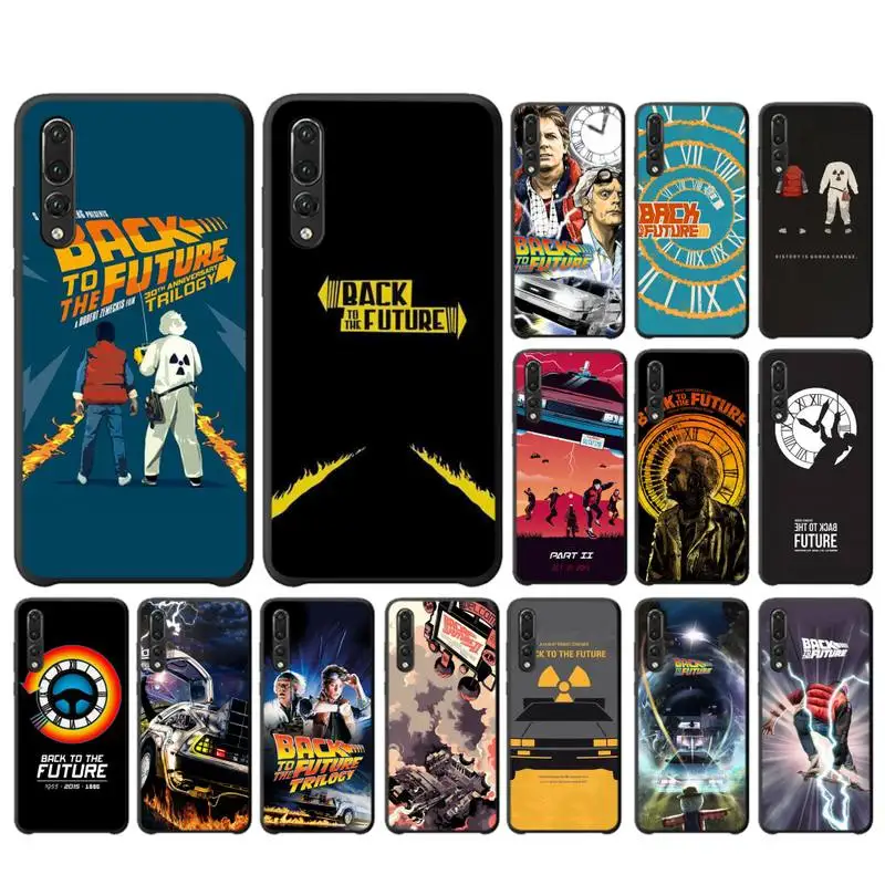

MaiYaCa Back to the Future Phone Case for Huawei P30 40 20 10 8 9 lite pro plus Psmart2019