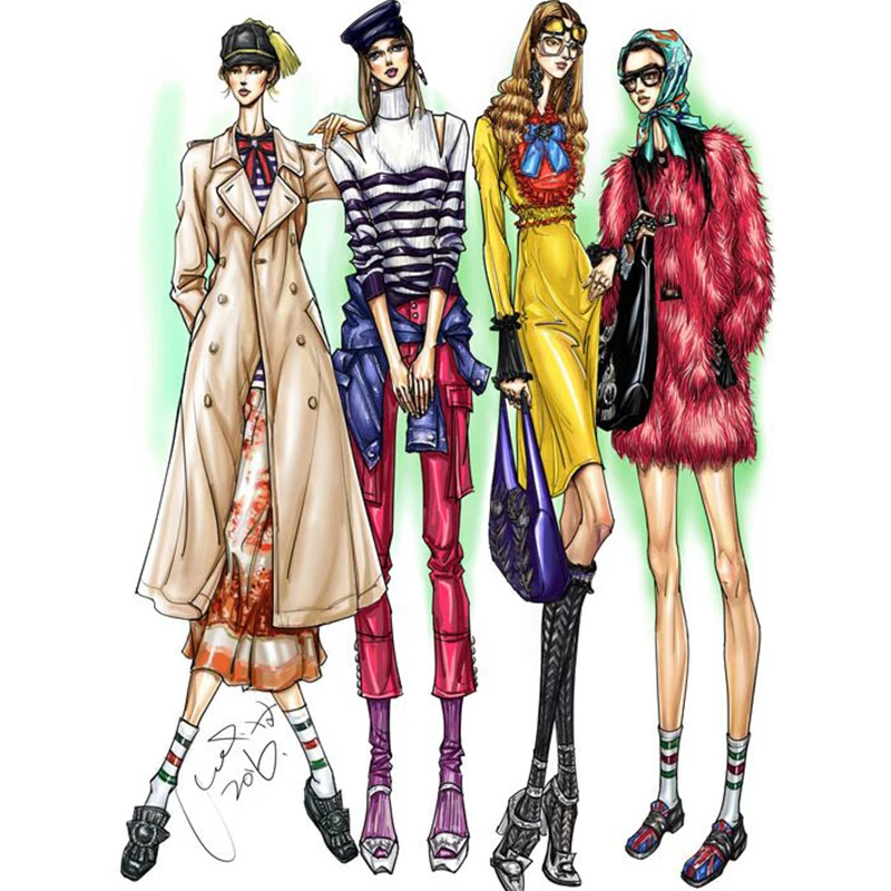 Методы модной живописи: моделирующий дизайн и ручная роспись для взрослых модный