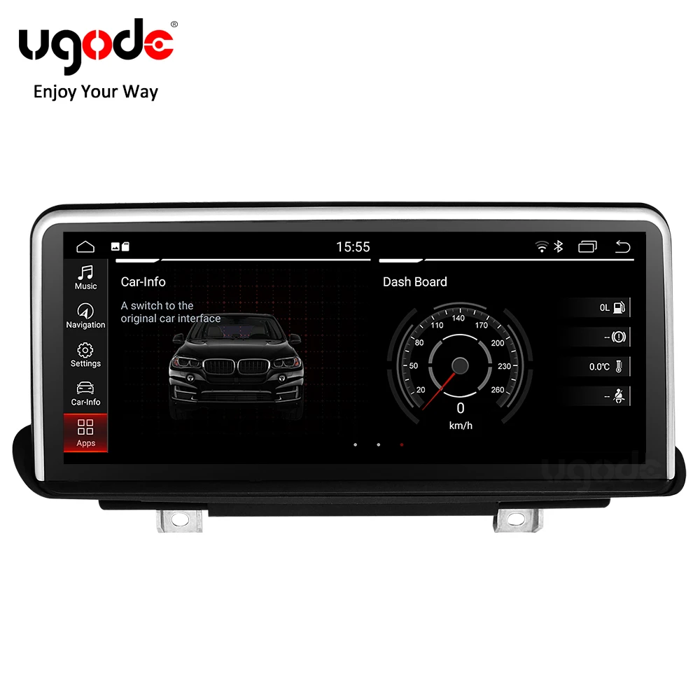Автомобильный мультимедийный плеер Ugode Android 9 0 пластиковый металл экран 10 25 дюйма