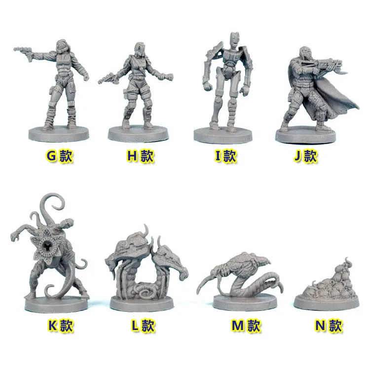 Sci-fi настольная игра шахматы модель для одного монгольского червя смерти