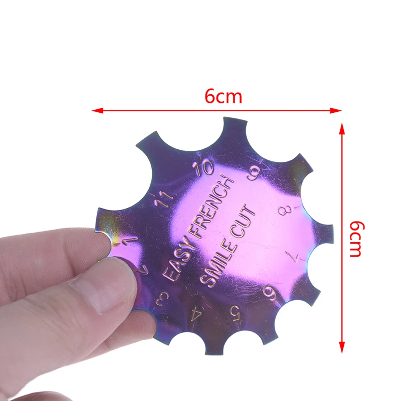 1 шт. легко французский линия края ногтя инструмент улыбка для отрезания ногтей