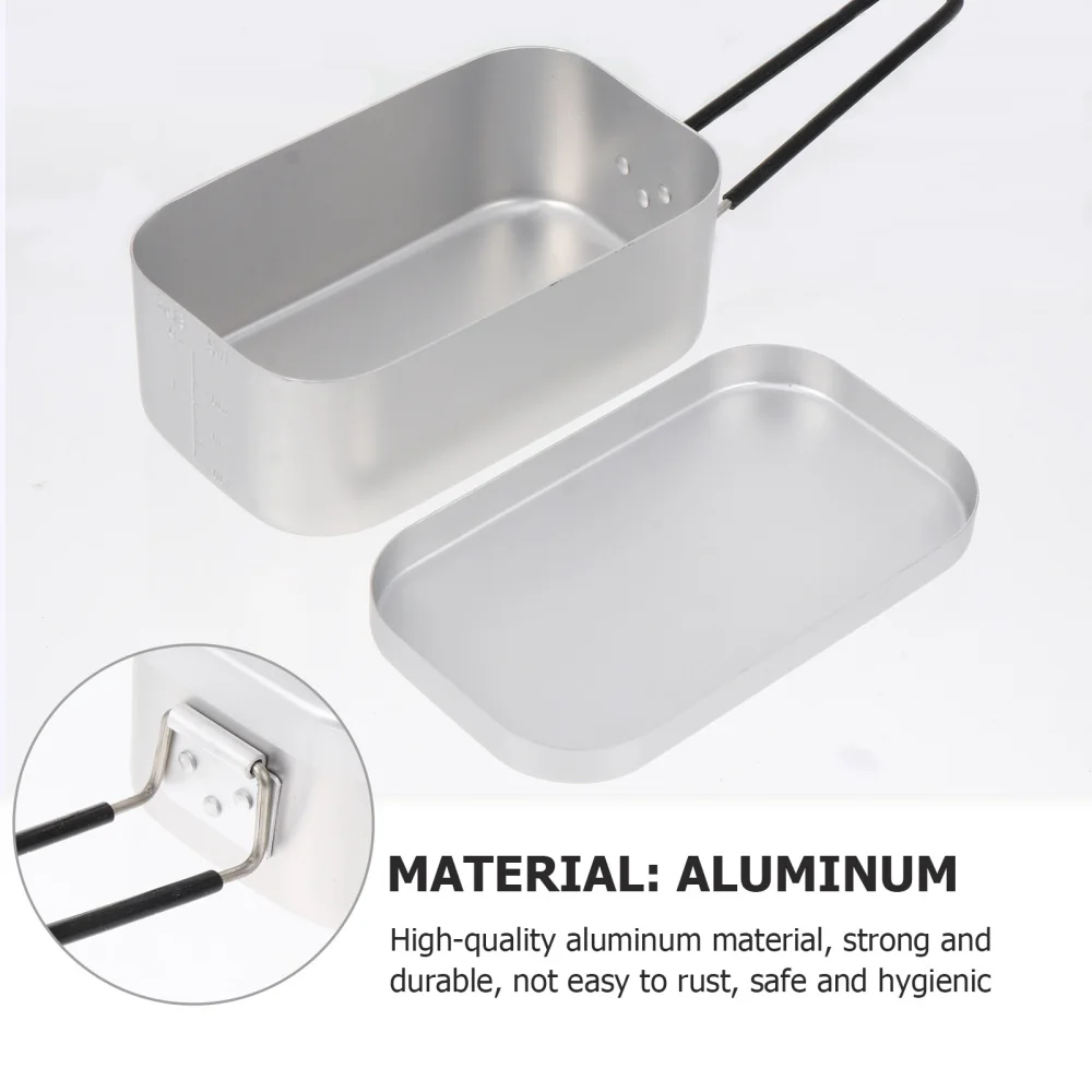 

1 Set Portable Outdoor Cookware Kit Tableware Folding Oven Steam Rack