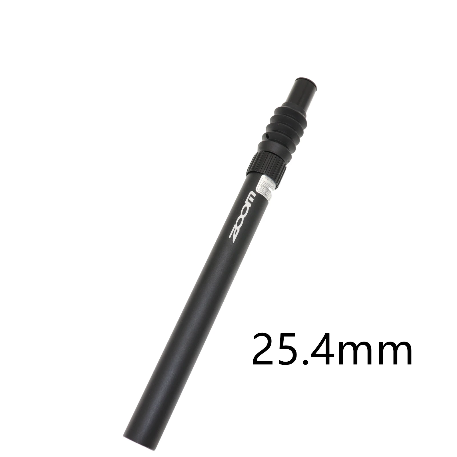 25.4MM black Зум шок Absober Подседельный штырь для Безголовый 25,4 27,2 28,6 30,9 31,6 350 мм демпфирования MTB дорожный велосипед на подседельную трубу рамы без головы подседельный штырь - Цвет: 25.4MM black