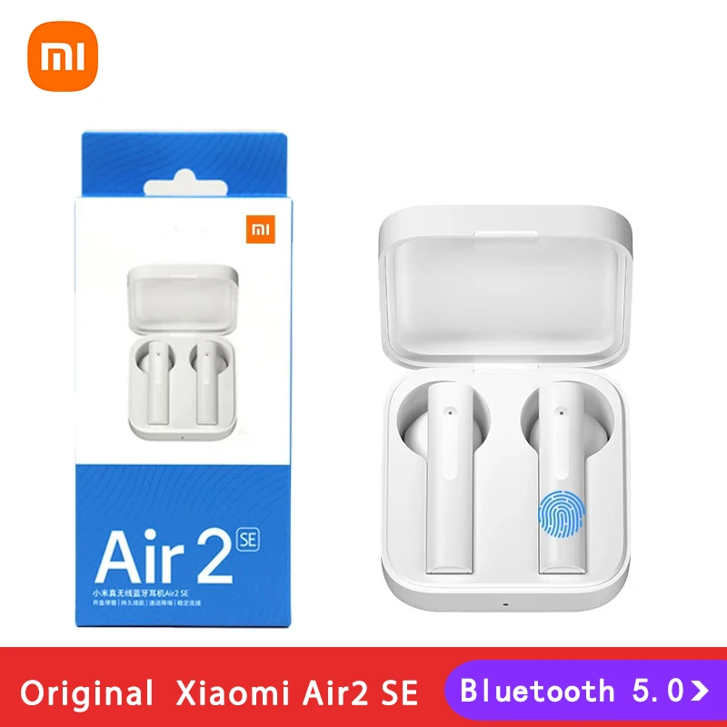 Xiao Mi Air 2 SE наушники вкладыши TWS беспроводной Bluetooth 5 0 AirDots 2SE True Redmi Airdots S Eeaphones