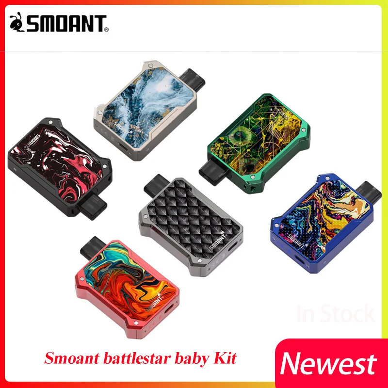 Оригинальный детский набор Smoant Battlestar электронная сигарета аккумулятор 750 мАч 2 мл