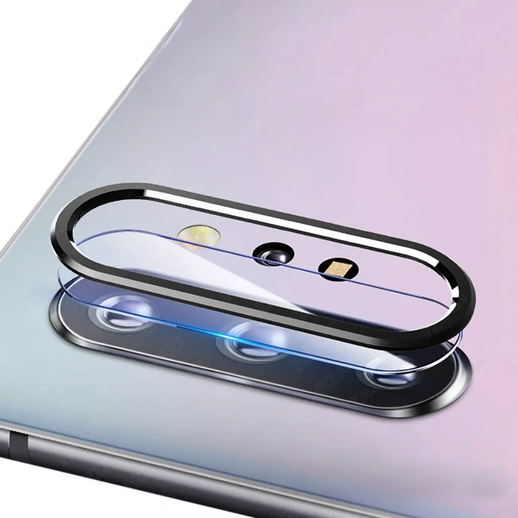 Чехол для камеры Samsung Galaxy Note 10 Plus + Защитная пленка из закаленного стекла