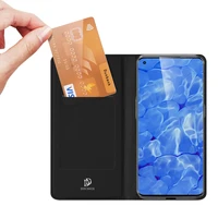 duxducis pu leather case for oppo reno 6 pro 5g coque luxury thin flip cover wallet phone cases for oppo reno6 pro 5g