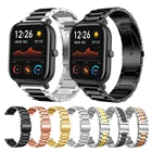 Сменный ремешок из нержавеющей стали 20 мм для Huami Amazfit GTS, ремешок для Amazfit GTR 42 мм Bip S GTS 2, ремешки для часов