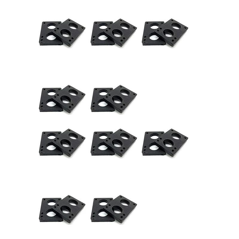 

20Pcs Skateboard PU Risers Pads Shock Absorption Skate Boards Truck Pads Standard 76X55mm Height Increase 10mm Pad Parts