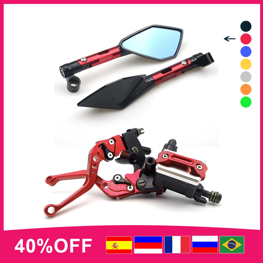 22 мм Мотоцикл с ЧПУ тормоза сцепления насос рычаг мото гидравлический главный