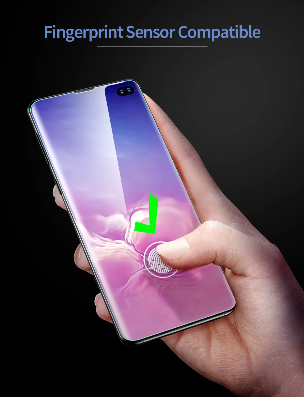2 шт./лот ESR Экран протектор для samsung Galaxy S10 полный охват мягкий TPU Crystal Clear Защитная пленка для samsung Galaxy S10 плюс