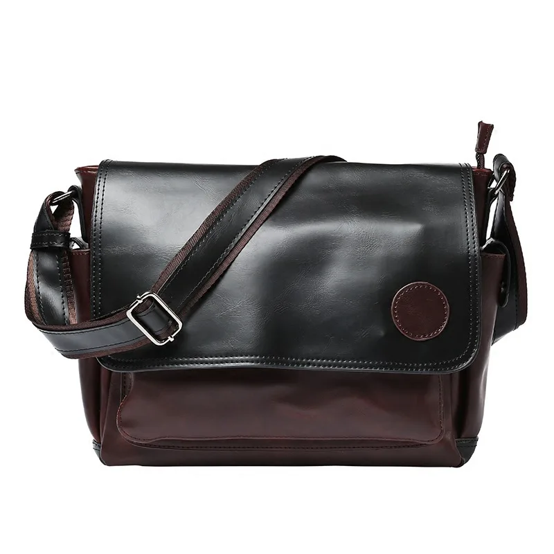 2022 New Arrival Men Leather Bags Man Shoulder Messenger Bag Cowhide Male Leather Crossbody Bags