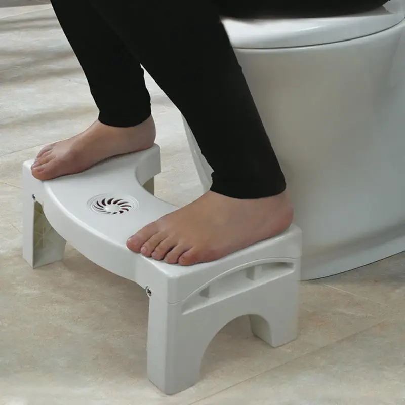 

Folding Squatting Toilet Stool Non-Slip Foldable Bathroom Step Anti Constipation Squat Aid Kid Fold Foodstool Footstool