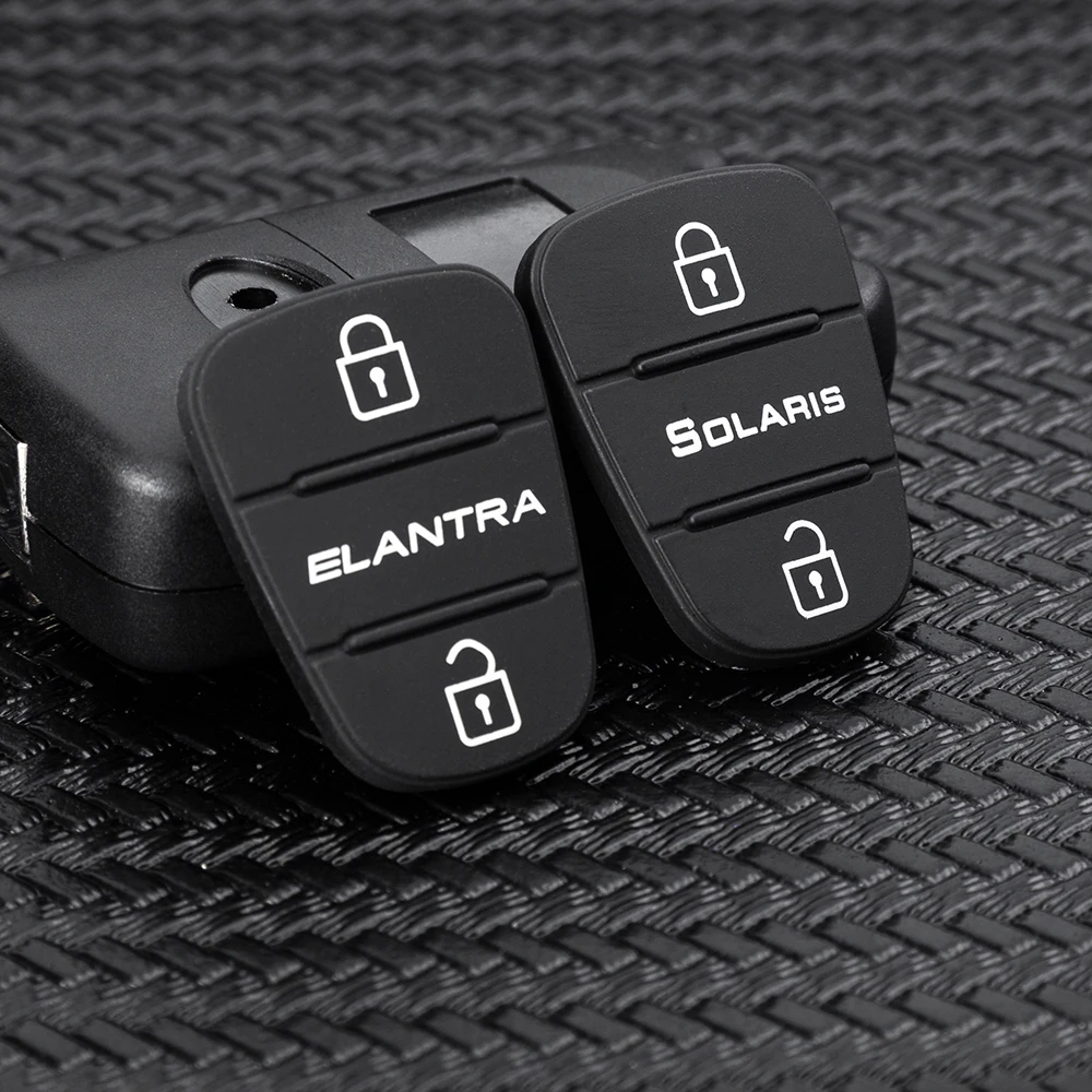 Запасная резиновая кнопка для автомобильного ключа Hyundai I30 IX35 Solaris Elantra Accent Kia K2 K5 RIO