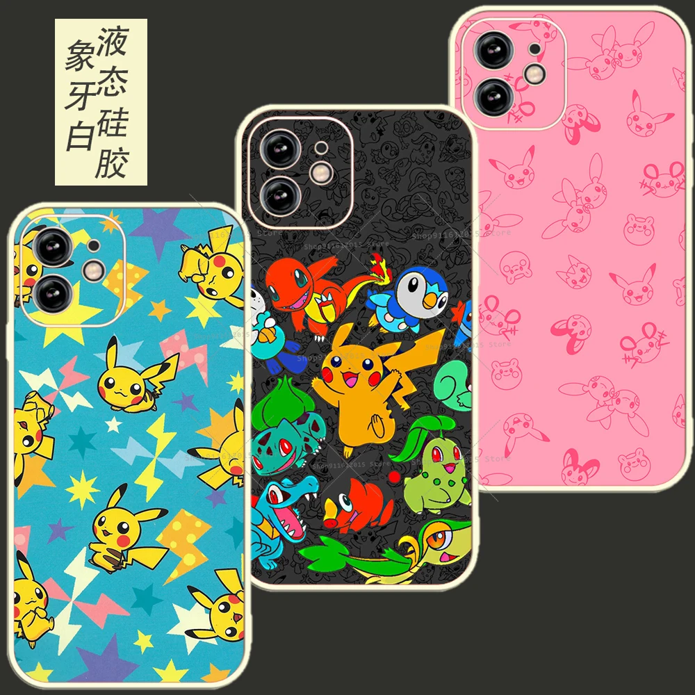 Силиконовый чехол для телефона с изображением Пикачу милый мультяшный женский