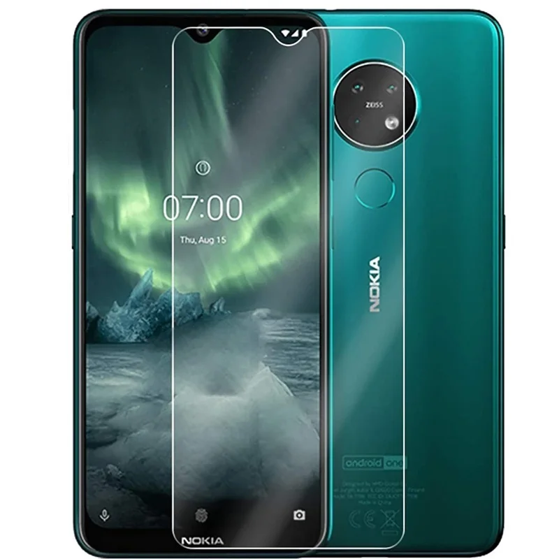 

Glass For Nokia X6/X71 protective Film Scree Protector Tempered Glass On Nokia 7.2/2.3