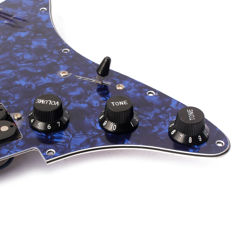 3-слойная электрическая гитара предварительно Заряженная Защитная плата Pickguard SSH