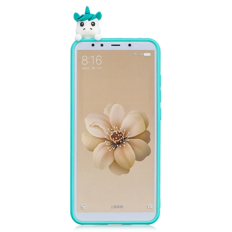 Чехол etui для Xiaomi Mi A2 Redmi S2 силиконовый чехол с 3D милой пандой единорогом телефона mi