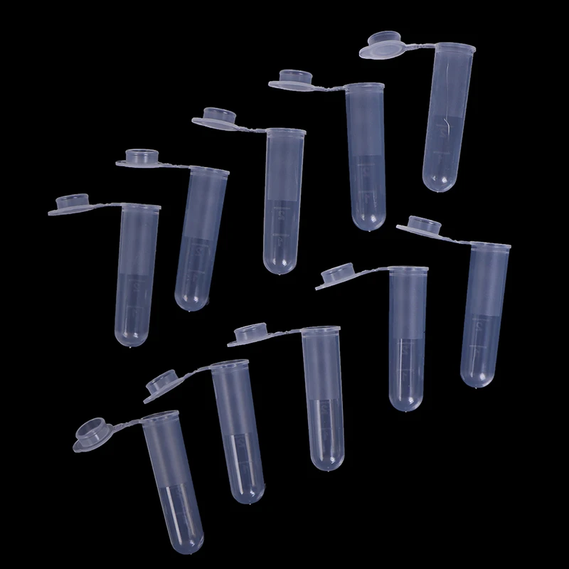 Пластиковая Лабораторная центрифуга пробирка с застежкой крышкой контейнер для
